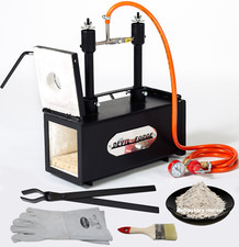DFPROF2+2D GAS PROPANE FORGE Furnace Burner Knife Making Blacksmith Farrier USA picture