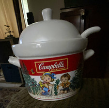 Vtg. Campbell's Soup 1993 Westwood Intl Ceramic Soup Tureen orig Lid & Ladle picture