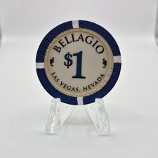 Bellagio Hotel Casino Las Vegas Nevada 1998 $1 Casino Chip V2126 picture