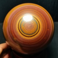RARE 1855G Natural large Tiger's Eye Sphere Ball/Energy stone /Decoration WD1170 picture