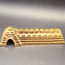 Rare Hen Holon Israel Brass Kotel Western Wall Jerusalem Architecture Souvenir  picture