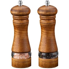 Wooden Salt and Pepper Shakers,Wood Salt and Pepper Grinder Set picture