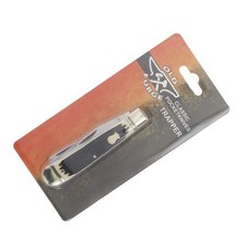 Old Forge Trapper pocket knife Winter Bottom Delrin Handle EDC picture