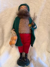 VINTAGE BYERS CHOICE THE CAROLERS CHRISTMAS  FIGURE SIGNED BY OWNER JOYCE BYERS picture