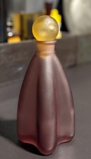 Vintage Purple Gold Glass Perfume Bottle by Glass Act Studio picture