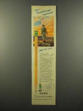 1947 Dixon Ticonderoga Pencil Ad - Captured picture