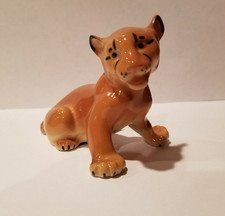 PORCELAIN Figurine LION.Hand Painted picture