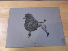 1950s VTG THE POODLE CHART - THE POODLE CLIP - GROOMING AND BATHING - PRE-OWNED picture