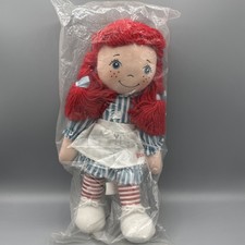 Vintage 2009 Wendy’s 14” Plush Red Yarn Hair Fast Food Promo picture