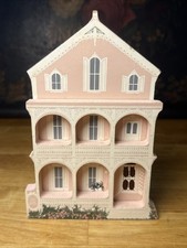 Vintage Shelia’s House 1992 The Pink House USA Wood Shelf Sitter  picture
