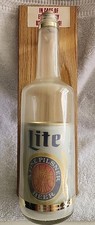 Vintage Miller Lite Beer In Case of Emergency Break Glass Novelty Wall Plaque picture
