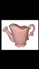 Vintage Small Ceramic Watering Can Pink 5” Special Place picture