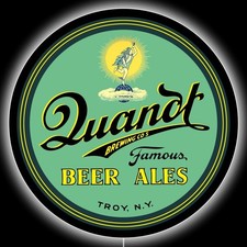Quandt Beer & Ale of Troy New York New LED Hanging Lighted Sign: 36