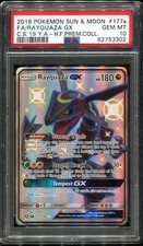 PSA 10 Rayquaza GX 177a/168 Hidden Fates Sun & Moon Prem Collection Pokemon Card picture