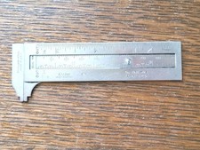 The Executive Pocket Chum w/Pouch Stainless Slide Caliper/ Decimal Equivalents picture