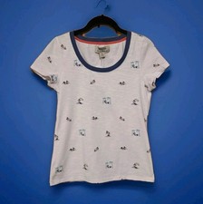 DISNEY PARKS TOMMY BAHAMA WOMEN WHITE MINNIE SHIRT  TOP SMALL NWT picture