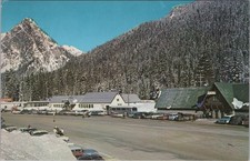 Snoqualmie Summit in Winter Cascade Range Washington Vintage Postcard c1960s picture