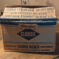 Vintage 1940-1957 Clorox Bleach Advertising Box Cardboard picture