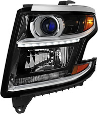 LED Jet Black Driver Left Side Projector Headlight picture
