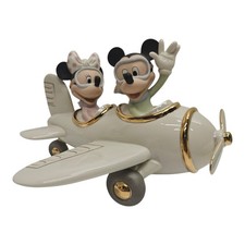 Lenox Disney Showcase Figurine Flying High With Mickey Airplane Collectible picture