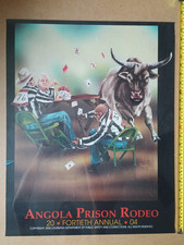 2004 Angola Prison Rodeo Poster 40th Annual picture