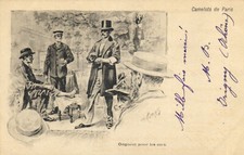 PC ARTIST SIGNED, HUITRES, ONGUENT POUR LES CORS, Vintage Postcard (b52782) picture