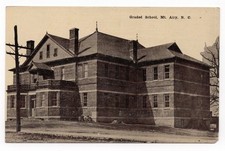 Graded School, c1904, Mt Airy NC Vintage Postcard Andy Griffith Playhouse picture