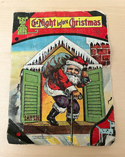 Charles E. Graham & Co. The Night Before Christmas Linen Book, Santa, Early 1900 picture