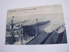 Genoa - Sestri launch of the great transatlantic Rome - shipped in envelope f. p. 1927 picture