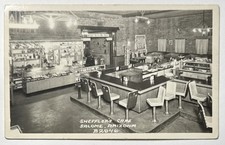 Sheffler's Cafe interior Salome AZ Arizona Frashers Foto Card Vintage Postcard picture
