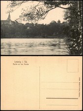 Postcard Leisnig An der Mulde 1914 picture