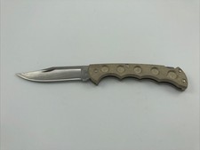 BUCK 560 n GRAY TITANIUM KNIFE With Case Vintage picture