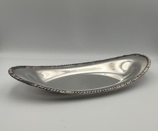 Vtg Avon Wm Rogers 3619 Silverplate Bread Tray Dish 6.5x13.5” Serving Holiday picture