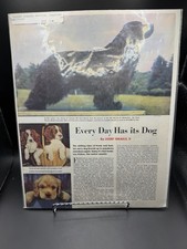 1943 Cocker Spaniel Dog Article Print Vintage Ad Art Josef Israels II  picture