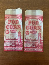 1950s Coca Cola Hershey Park Lighthouse PA Vintage Popcorn Advertising Bag Coke picture