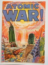 Atomic War No. 1 November 1952 Ace Magazines Classic Cover NICE  VG/F Fresh picture