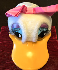 Vintage Disney Daisy Duck Adult Hat Cap Character Fashions USA BLUE TAG PERFECT picture