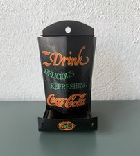 Vintage Metal Tin Coca-Cola Matchbook Dispenser Holder Advertising Coke 1900s picture