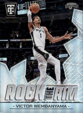 2024-25 Panini Totally Certified #25 Victor Wembanyama Rock the Rim picture