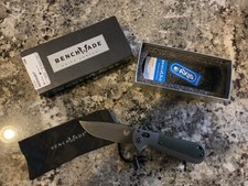 Benchmade 430SBK Redoubt 3.55in CPM-D2 Black Steel Blade Textured Grivory Handle picture