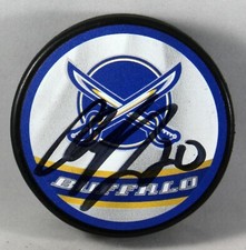 CODY EAKIN SIGNED BUFFALO SABRES REVERSE RETRO Puck NHL AUTOGRAPHED +COA picture