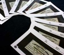 Group Lot of 4 Civil War $20 Confederate Bond Coupons C.S. Loan of 1861 picture
