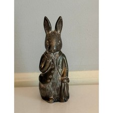 Vintage Godinger Peter Rabbit Silver Piggy Bank picture