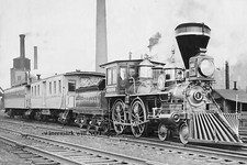 First Steam Locomotive in MN PHOTO William Crooks Train Railroad Engine Pic 1939 picture