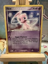 Pokémon TCG Mew 111/110 Holon Phantoms Secret Rare Holo Card - Excellent - SWIRL picture