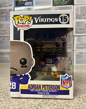 Funko Pop Football NFL Minnesota Vikings Adrian Peterson #15 Vaulted 🔥 🔥 picture