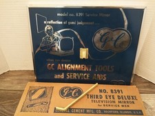 VTG. GENERAL CEMENT MFG. CO. ROCKFORD ILL., USA NO. 8391 MIRROR FOR SERVICE MEN picture