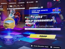 Fortnite Gold Overshield Sprite RARE picture