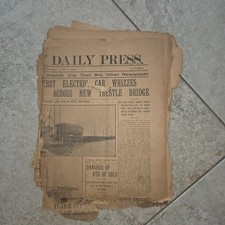 Historic Newspaper Atlantic City Daily Press - 
