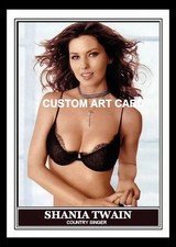 Shania Twain Country Singer Art Card Blank Back  New picture